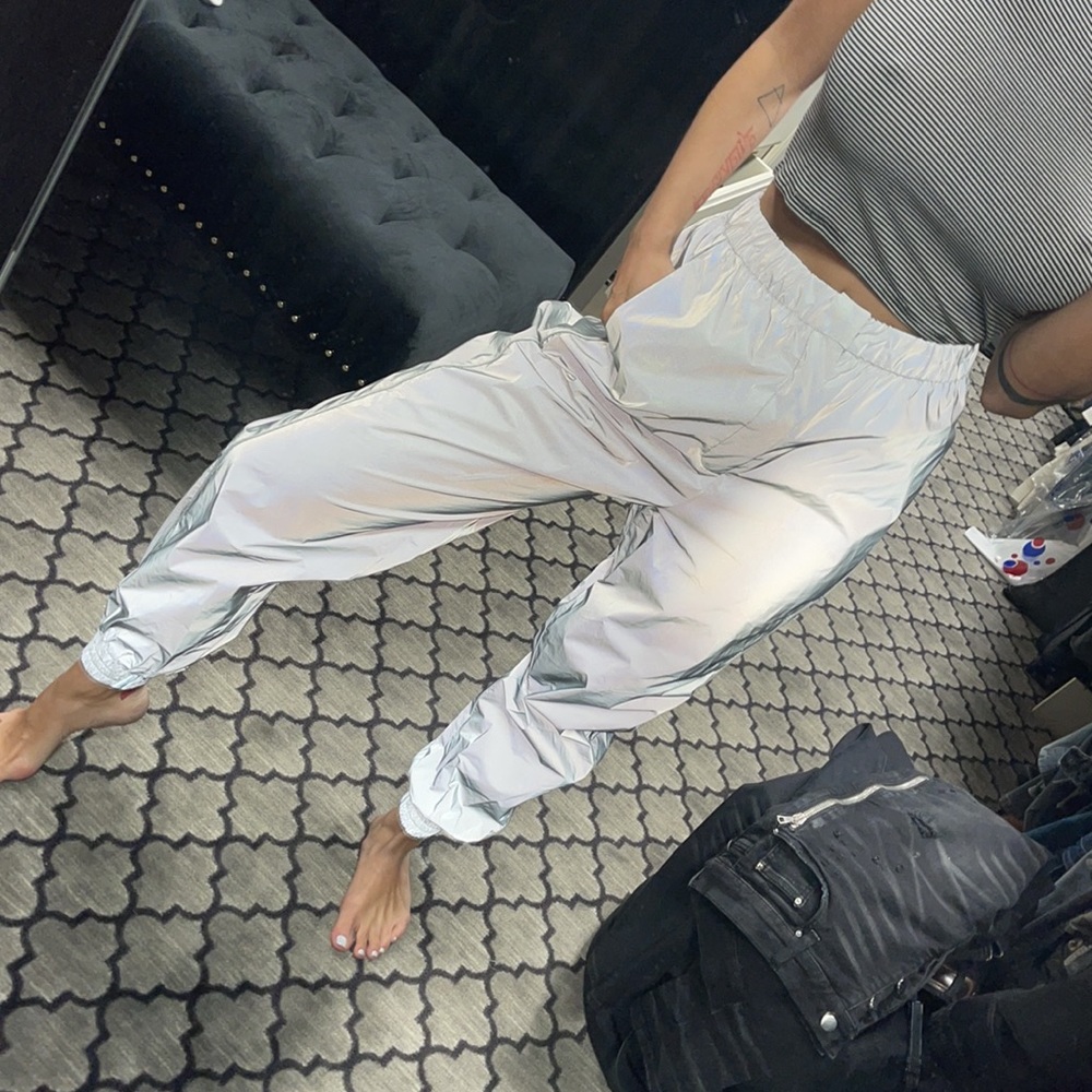 White Fox silver reflective pants! Size S